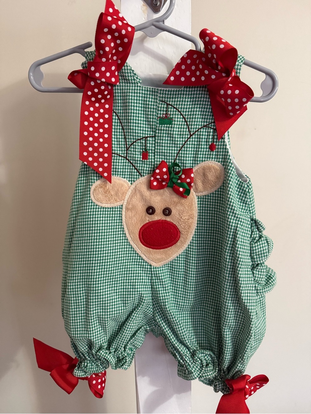 The Bailey Boys Rudolph Bubble Romper